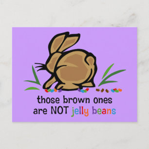 Brown Jelly Beans Vykort