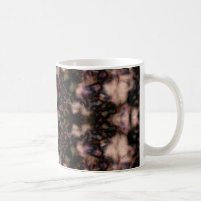 Brown kaleidoscope mönster kaffemugg (Höger)