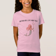 Brown Kids Kärlek Fairy Tales Kids T-Shirt