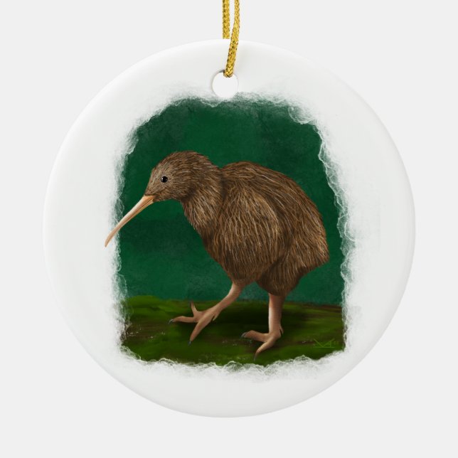 Brown Kiwi Ornament (Framsidan)