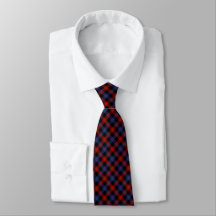 Brown Klan Tartan Royal Blue och Red Play