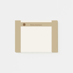 Brown Klöver Ribbon av Kenneth Yoncich Post-it Block