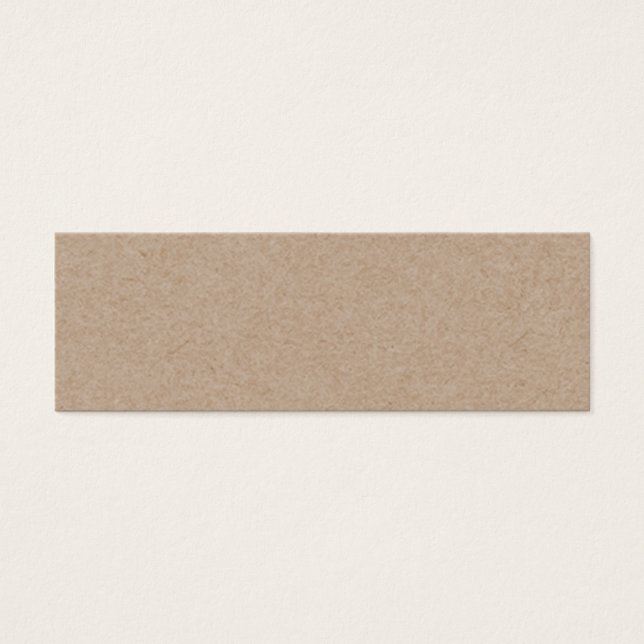 Brown Kraft Papper Background tryckt Litet Visitkort (Framsidan)