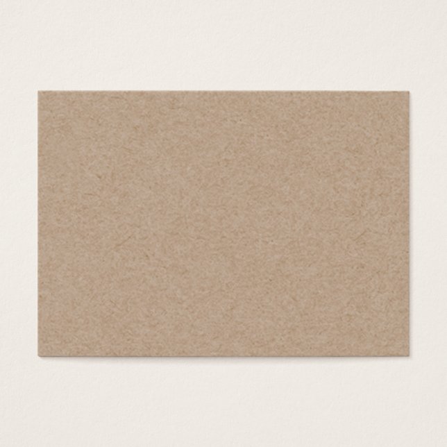 Brown Kraft Papper Background tryckt Visitkort (Framsidan)