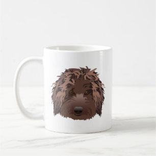 Brown Labradoodle Kaffemugg