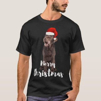 Brown Labrador Retriever God jul Labrador T Shirt