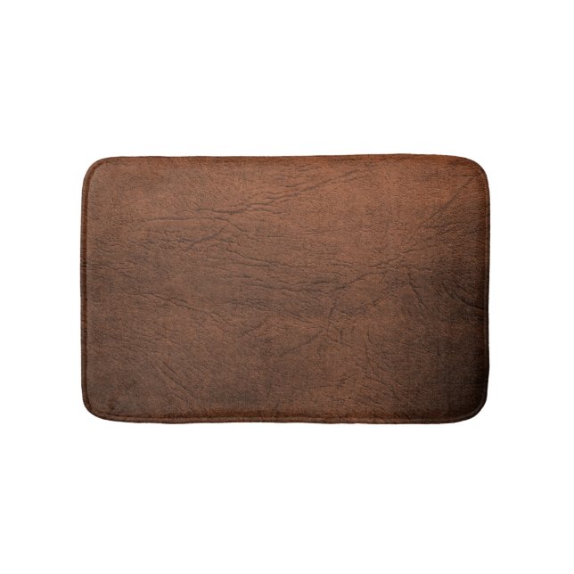 Brown Leather Titta Fars dag Badrumsmatta (Framsidan)
