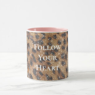 Brown Leopard Animal Print Gnistra Mugg