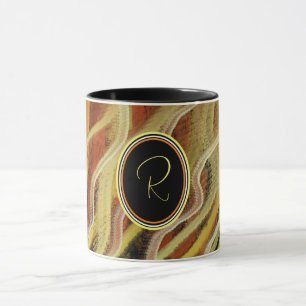 Brown linjer mugg
