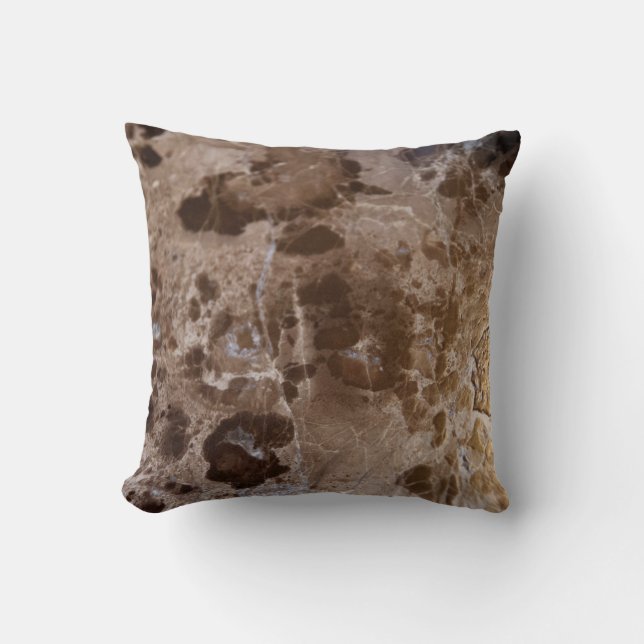 Brown Marble Delicado #1 #wall #decor #art Kudde (Framsida)