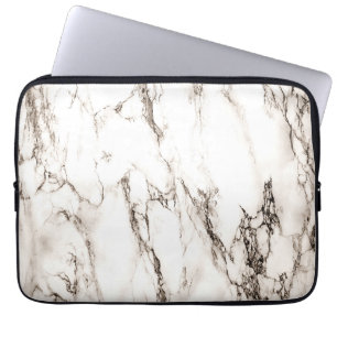 Brown Marble Laptop Fodral