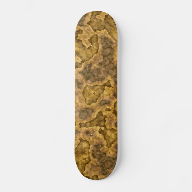 Brown Marble Skateboard Bräda 21,5 Cm (Framsida)