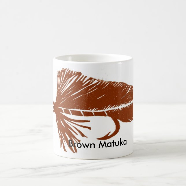 "Brown Matuka" Classic Trout Fly Mugg (Center)