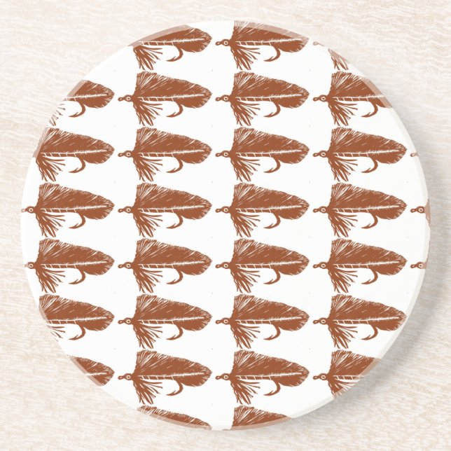 "Brown Matuka" Underlägg Streamer Fly Mönster. (Framsidan)