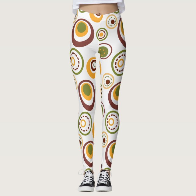 Brown MCM Jawbrytare Leggings (Framsida)