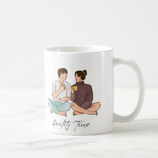 BROWN MINIMALIST COUPLE MUGG