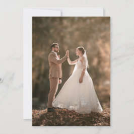 brown modern wedding invitation, invitation inbjudningar