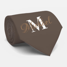 Brown Monogram Necktie Slips
