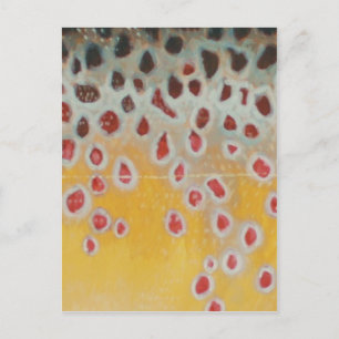 Brown mönster vykort