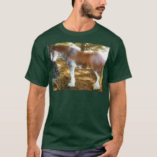 Brown Mottled Clydesdale Horse 1 T Shirt