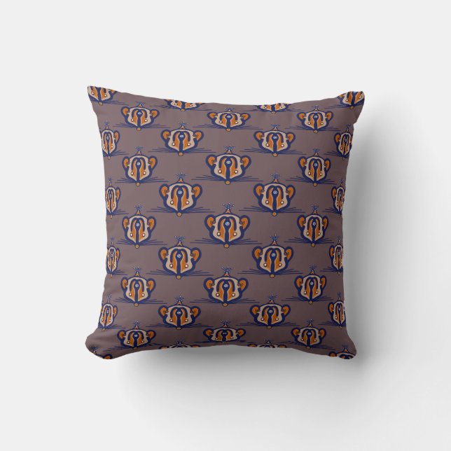 Brown Mouse pattern Kudde (Framsida)