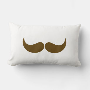 Brown Mustache Lumbarkudde