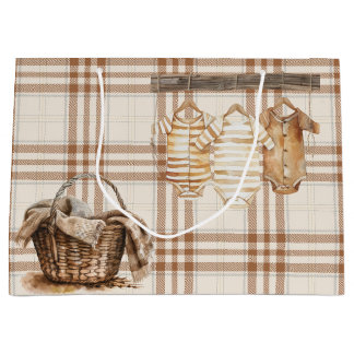 BROWN NEUTRALT BOHO-BARNKLÄDER