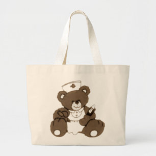 Brown Nurse Bear Jumbo Tygkasse