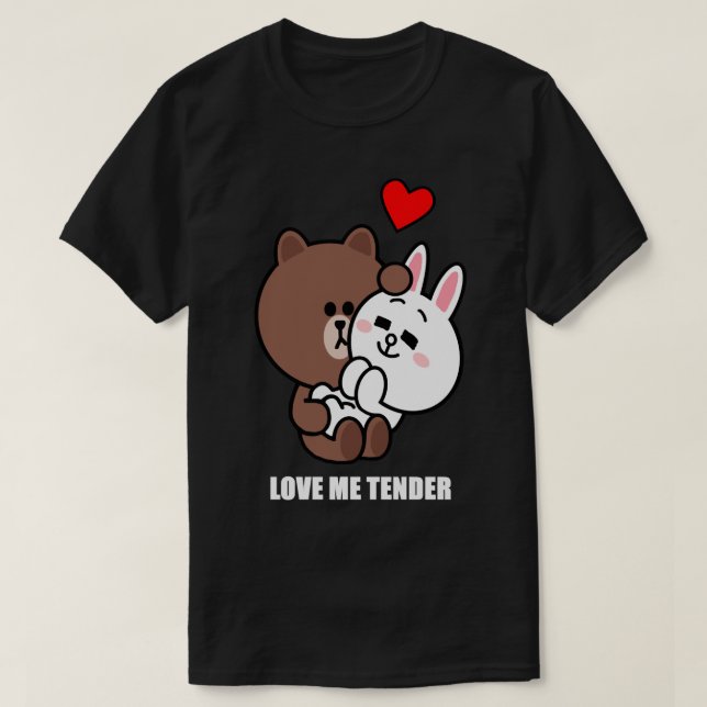 Brown och Cony Kärlek Me Tender Classic T-Shirt (Design framsida)