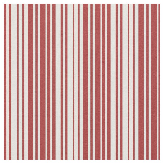 Brown och Mint Cream Linjer/Rand Mönster Tyg (Närbild)