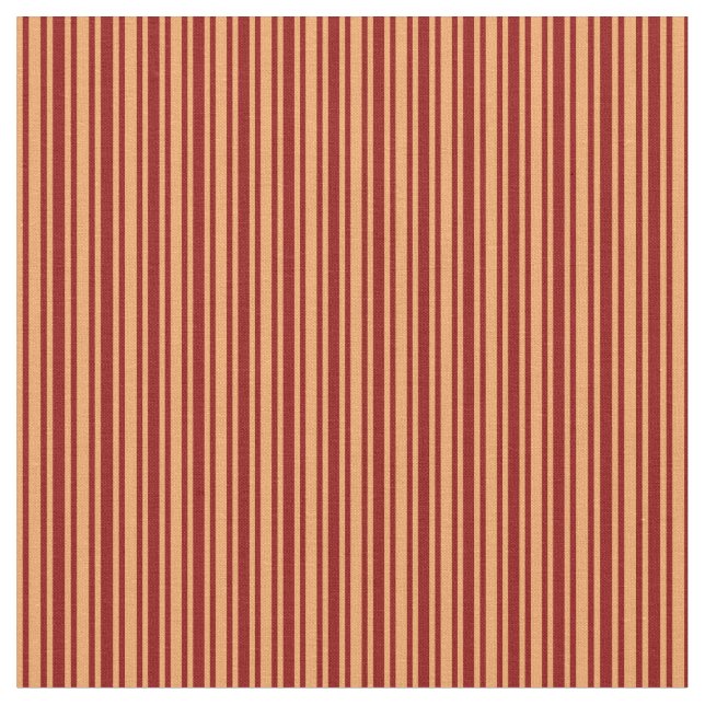 Brown och Mörk Red Mönster Tyg (Närbild)
