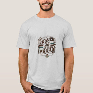 "Brown och Proud Mexican Eagle Banner T-Shirt" T Shirt