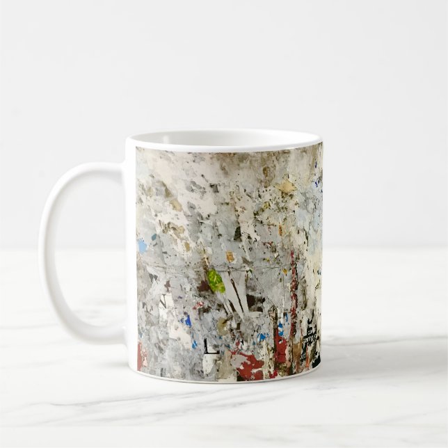 Brown och Red tapet Kaffemugg (Vänster)