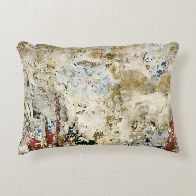 Brown och Red tapet Prydnadskudde (Framsidan)