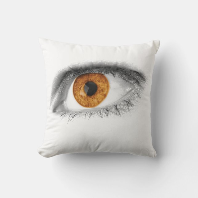 Brown Öga Art Cushion Kudde (Framsida)