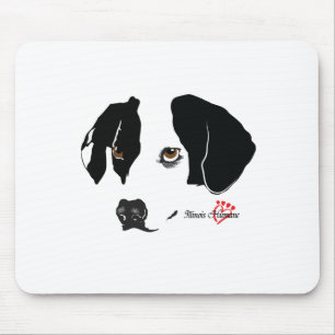 Brown Öga Mouse Pad Musmatta