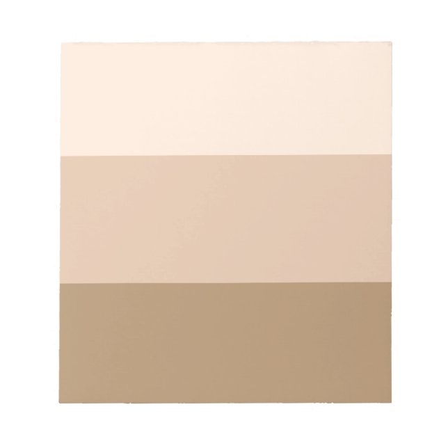 Brown Ombre Stripe Anteckningsblock (Framsida)