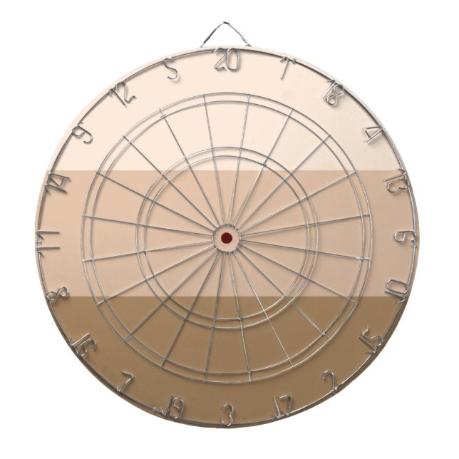 Brown Ombre Stripe Darttavla (Framsidan)