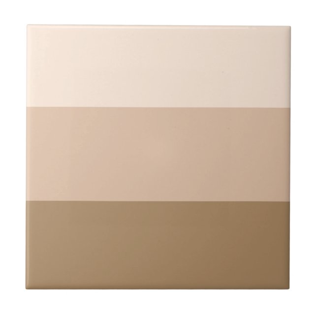 Brown Ombre Stripe Kakelplatta (Framsidan)