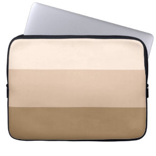 Brown Ombre Stripe Laptop Fodral
