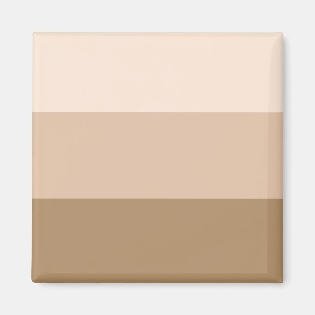 Brown Ombre Stripe Magnet (Framsidan)