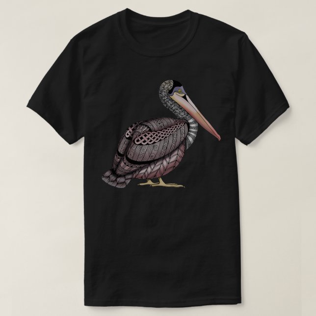 Brown Pelican 1 T Shirt (Design framsida)
