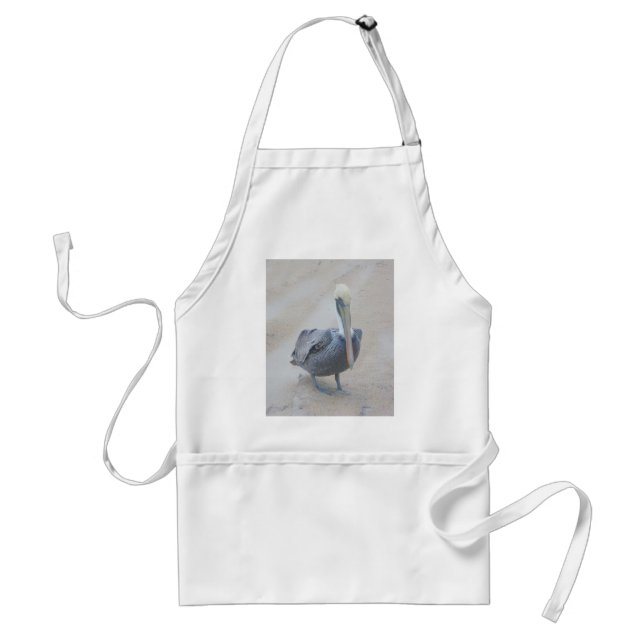 Brown Pelican Apron #2 Förkläde (Framsidan)