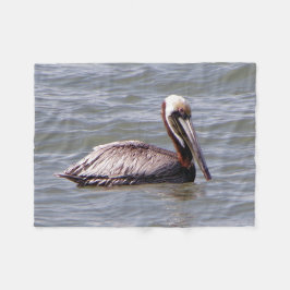 Brown Pelican fleece filt