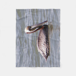 Brown Pelican fleece filt