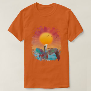 Brown Pelican ISLAND SUNSET T Shirt