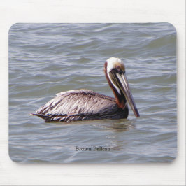 Brown Pelican mousepad Musmatta