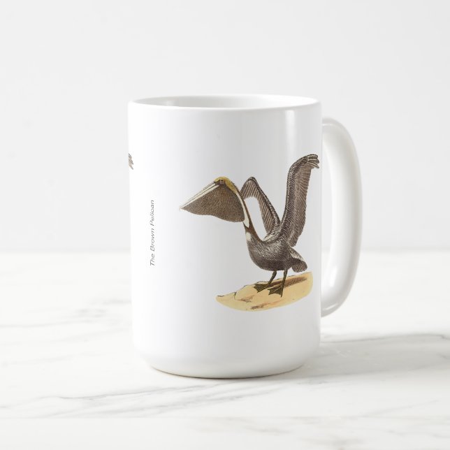 Brown Pelican (Pelecanus occidentalis) NY Bird Kaffemugg (Framsida höger)