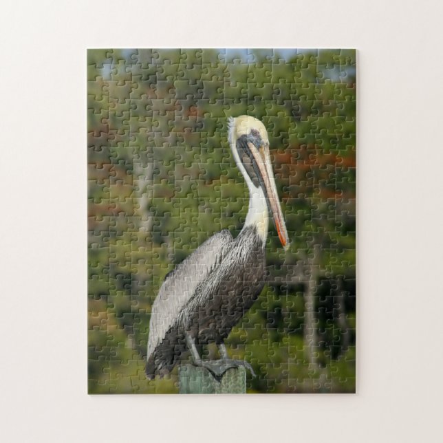 Brown Pelican Puzzle Pussel (Vertikal)