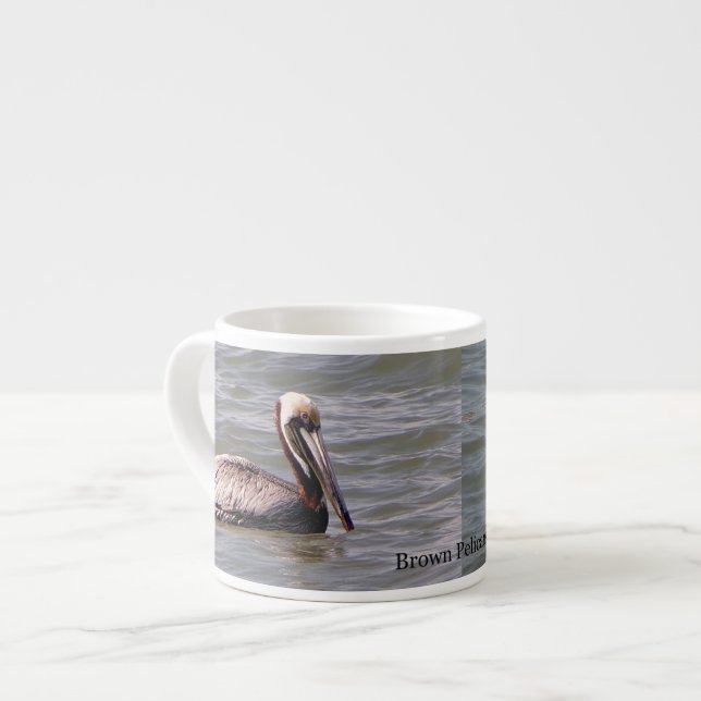 Brown Pelicans espresso eller jumbo mugg Espressomugg (Framsida vänster)
